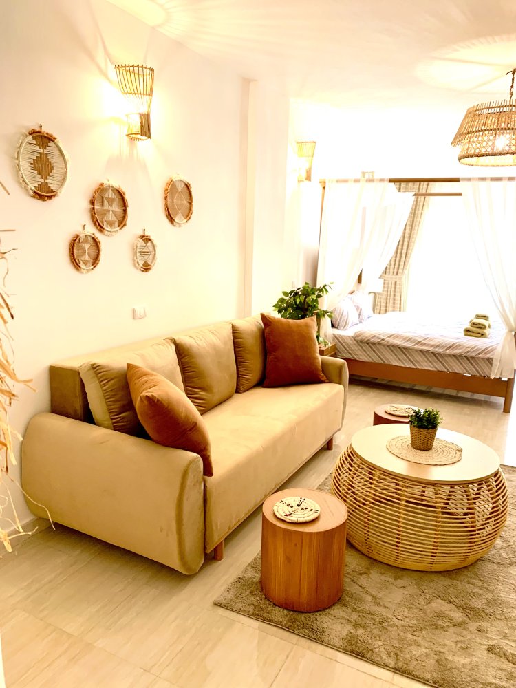 Hurghada - apartment Bali F15B - living area