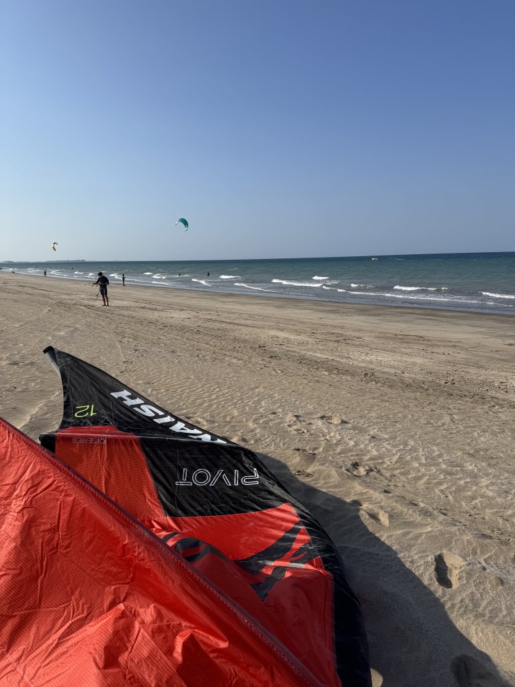 Azaiba Beach Maroko - long, safe kite beach