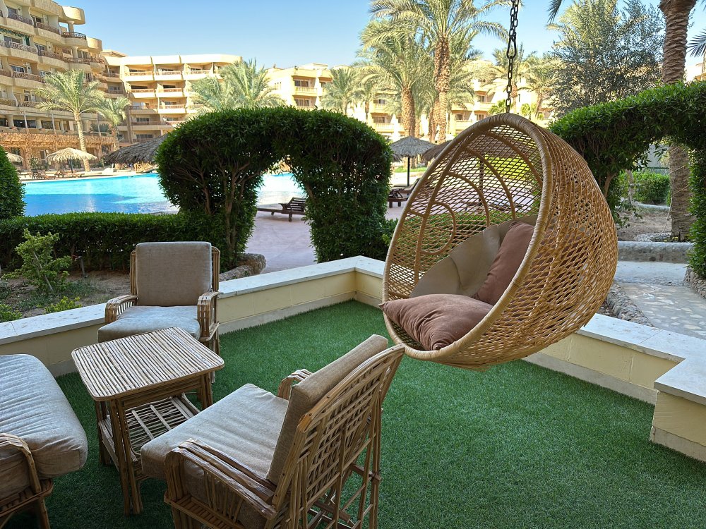 Hurghada - apartment Bali F15A - terrace