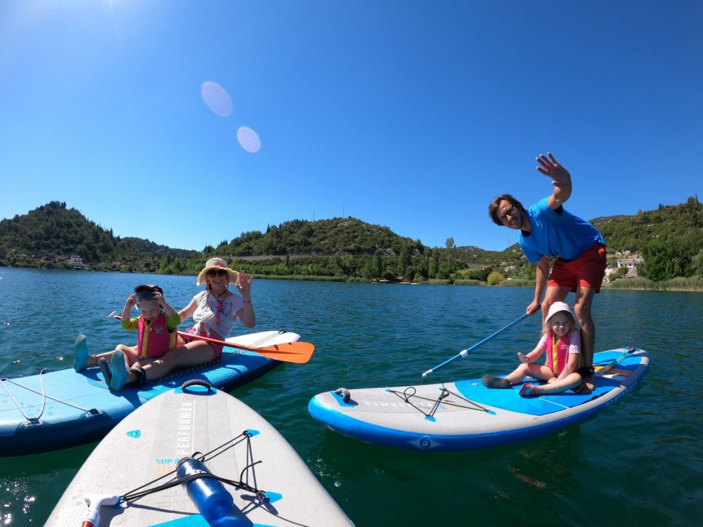 Neretva Kitboarding spot - Bačinská jezera SUP výlety