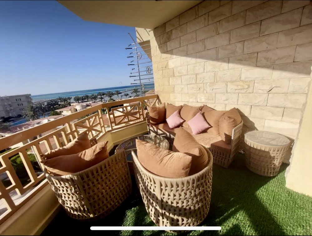 Hurghada - apartment Vintage F173B - balcony