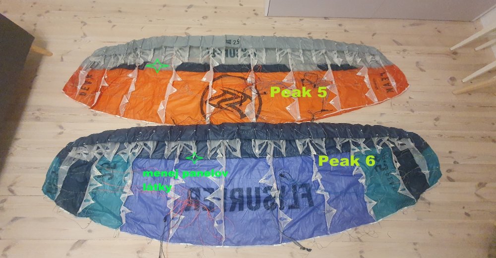 Recenze kite FLYSURFER Peak6 by Matus - srovnani s Peak5