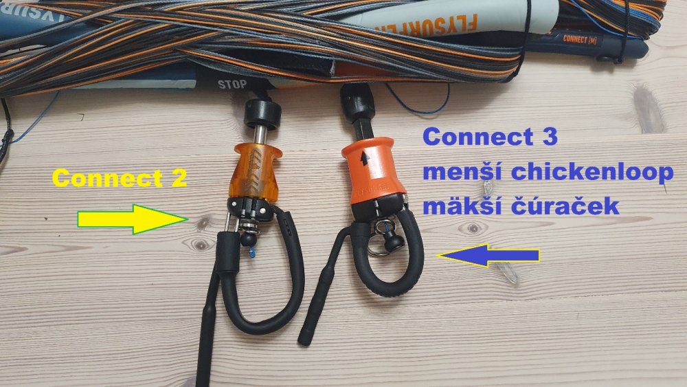 Recenze kite FLYSURFER Peak6 by Matus - Connect2 vs Connect3